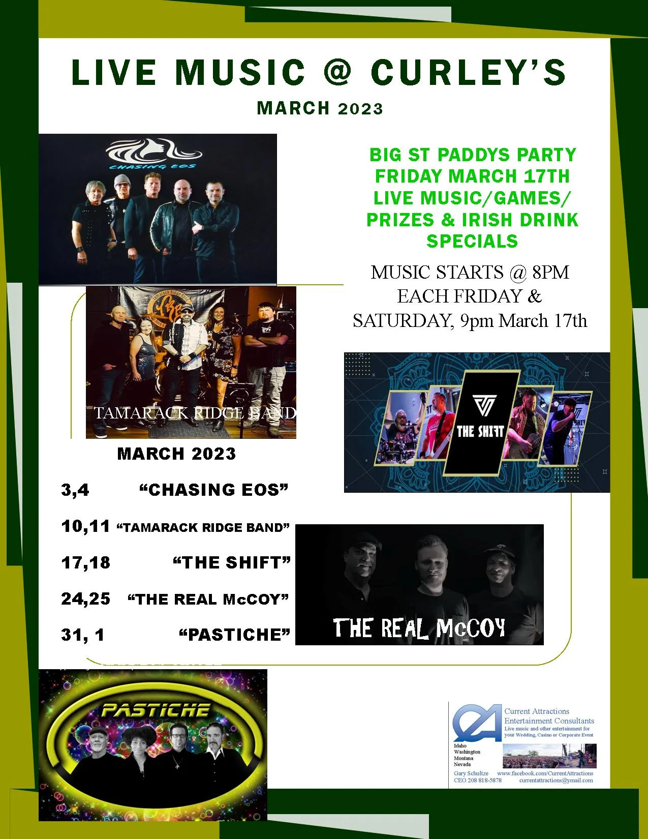 Curley's March Band Flyer
